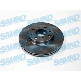 Jeu de 2 disques de frein avant SAMKO S5001V pour FORD TRANSIT COURIER 1.2 GPL - 86cv