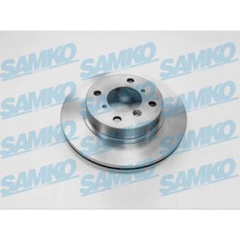 Jeu de 2 disques de frein avant SAMKO S5111V pour SUZUKI BALENO 1.3 - 71cv