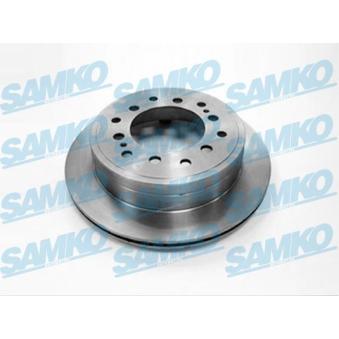 Jeu de 2 disques de frein arrière SAMKO [T2000V]