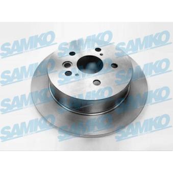 Jeu de 2 disques de frein arrière SAMKO [T2029P]