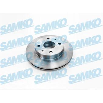 Jeu de 2 disques de frein avant SAMKO [T2034V]