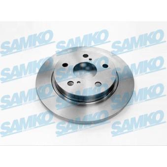 Jeu de 2 disques de frein arrière SAMKO [T2049P]