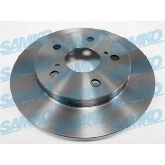 Jeu de 2 disques de frein arrière SAMKO [T2050P]