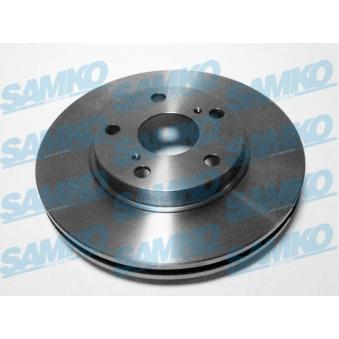 Jeu de 2 disques de frein avant SAMKO T2088V pour ALFA ROMEO SPIDER 1.6 - 132cv
