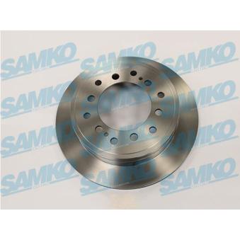 Jeu de 2 disques de frein arrière SAMKO [T2103V]