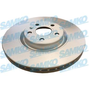 Jeu de 2 disques de frein avant SAMKO V1033VR pour VOLVO S90 2.0 D3 - 150cv