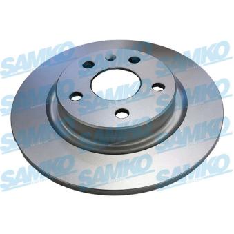 Jeu de 2 disques de frein arrière SAMKO V1035PR pour VOLVO XC40 2.0 D3 AWD - 150cv