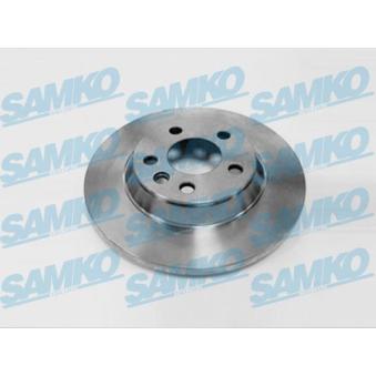 Jeu de 2 disques de frein arrière SAMKO V2002P pour TOYOTA COROLLA 2.5 Syncro - 110cv
