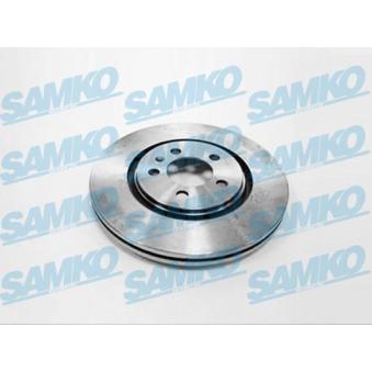 Jeu de 2 disques de frein avant SAMKO V2251V pour CHEVROLET IMPALA 1.9 TDI - 110cv