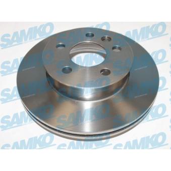Jeu de 2 disques de frein avant SAMKO V2321V pour OPEL MOVANO 2.5 - 110cv