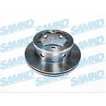 Jeu de 2 disques de frein arrière SAMKO [V2444V]