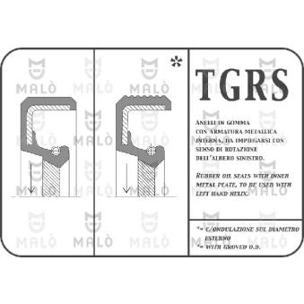 Bague d'étanchéité, vilebrequin AKRON-MALÒ [10361RSSI]