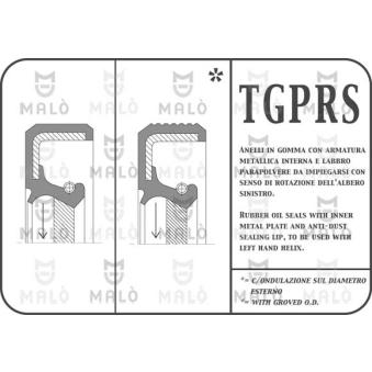 Bague d'étanchéité, vilebrequin AKRON-MALÒ [1118PRSF]