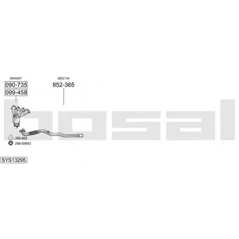 BOSAL SYS13295 - Echappement