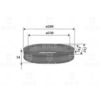 Filtre à air AKRON-MALÒ [1500531]