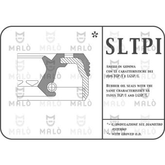 Bague d'étanchéité, différentiel AKRON-MALÒ [673PI]