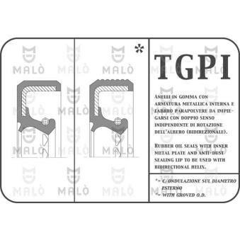 Bague d'étanchéité, différentiel AKRON-MALÒ [685PIAC]