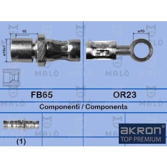 Flexible de frein AKRON-MALÒ [80115]
