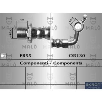 Flexible de frein AKRON-MALÒ [80141]