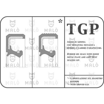 Bague d'étanchéité, moyeu de roue AKRON-MALÒ [953P]
