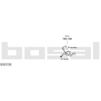 BOSAL SYS17178 - Echappement