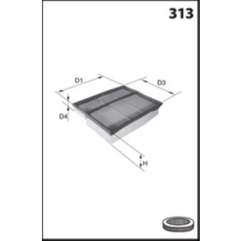 Filtre à air LUCAS FILTERS OEM A6040940004 Filtre à air LUCAS FILTERS OEM A6040940004