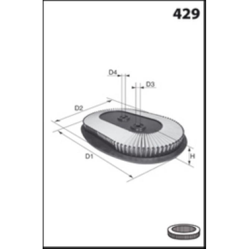 Filtre à air LUCAS FILTERS LFAF255 - Visuel 1