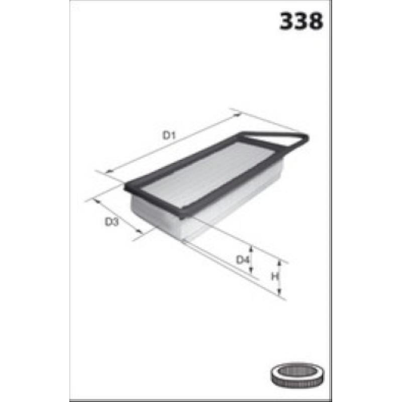Filtre à air LUCAS FILTERS LFAF281 - Visuel 1