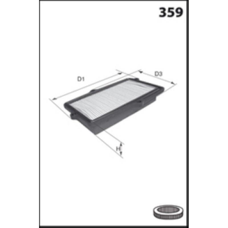 Filtre à air LUCAS FILTERS LFAF403 - Visuel 1