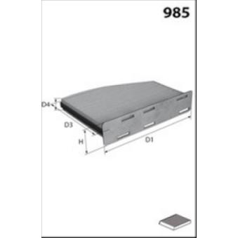 Filtre, air de l'habitacle LUCAS FILTERS [LFCP115]