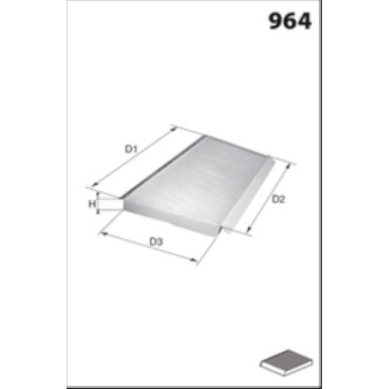 Filtre, air de l'habitacle LUCAS FILTERS LFCP166 - Visuel 1