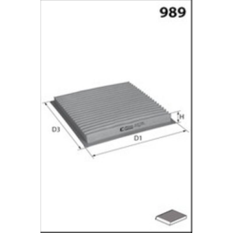 Filtre, air de l'habitacle LUCAS FILTERS LFCP238 - Visuel 1