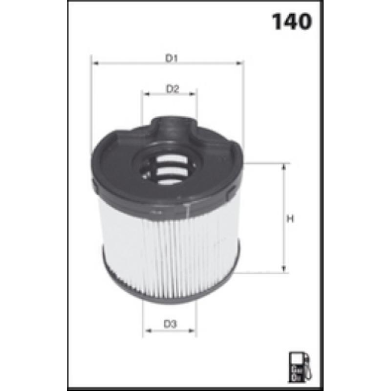 Filtre à carburant LUCAS FILTERS LFDE105 - Visuel 1