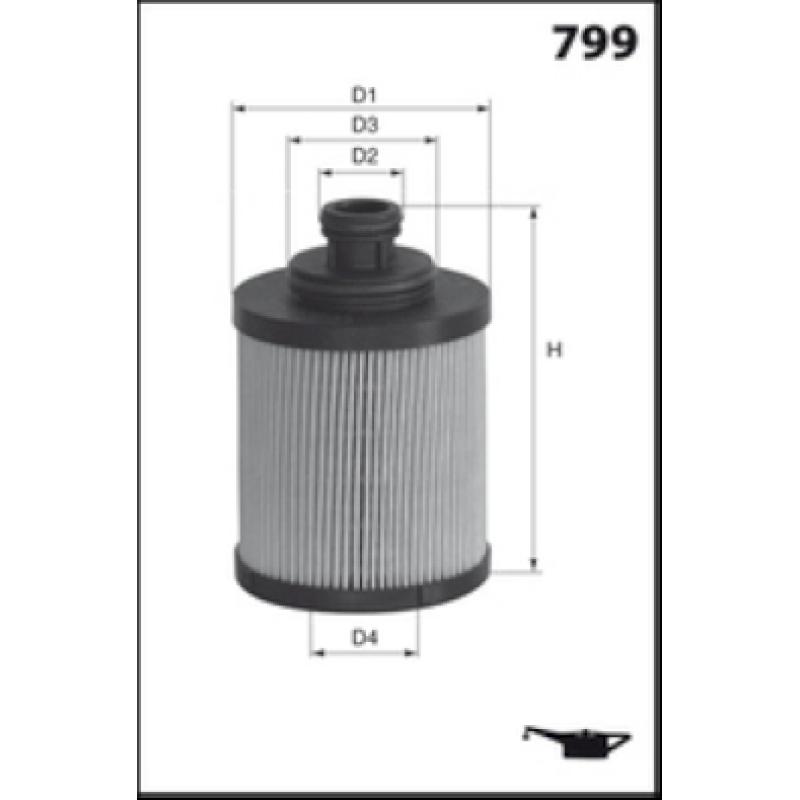 Filtre à carburant LUCAS FILTERS LFDE251 - Visuel 1