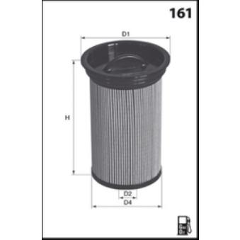 Filtre à carburant LUCAS FILTERS OEM 164000637R