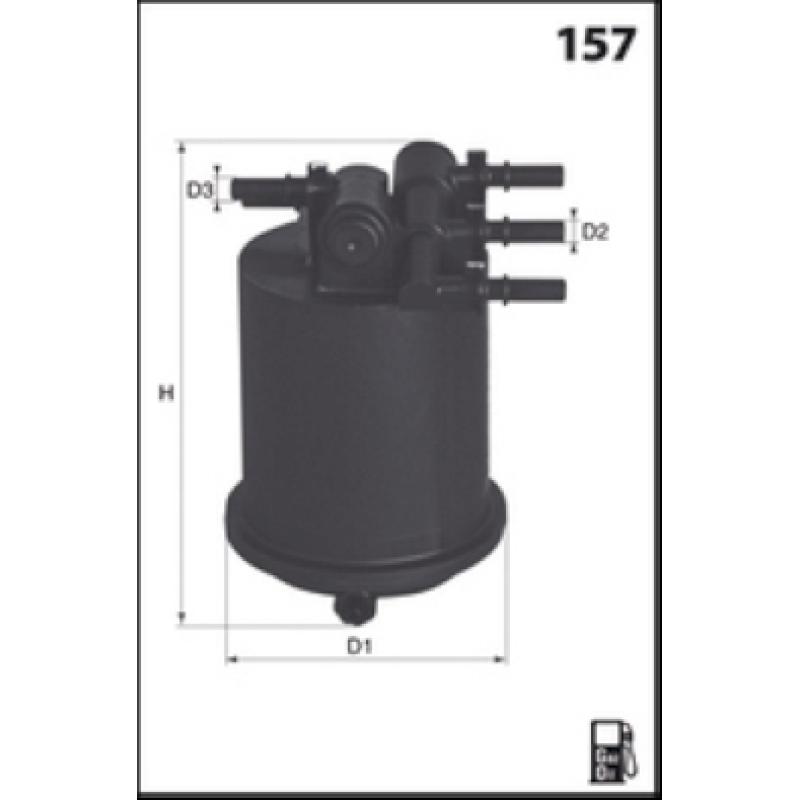 Filtre à carburant LUCAS FILTERS LFDF122 - Visuel 1