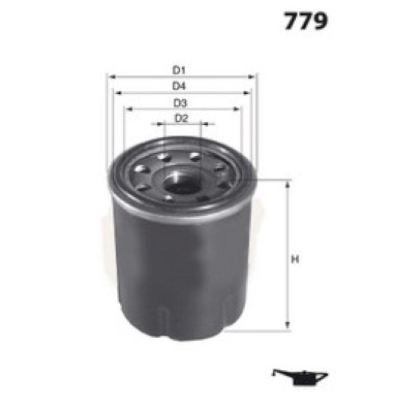 Filtre à huile LUCAS FILTERS LFOS188 - Visuel 1