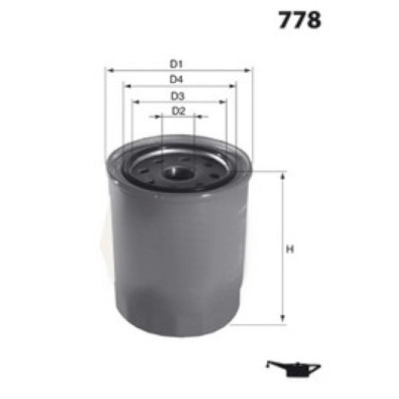 Filtre à huile LUCAS FILTERS LFOS200 - Visuel 1