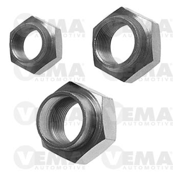 Écrou, bout d'essieu VEMA 13747 pour PEUGEOT 206 1.6 BiFuel - 109cv Écrou, bout d'essieu VEMA 13747 pour PEUGEOT 206 1.6 BiFuel - 109cv