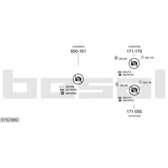 BOSAL SYS23892 - Echappement