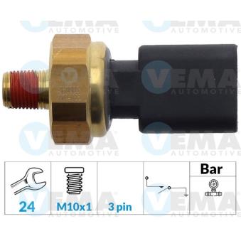 Indicateur de pression d'huile VEMA OEM 05149064AA