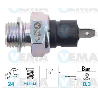 Indicateur de pression d'huile VEMA OEM 4133922