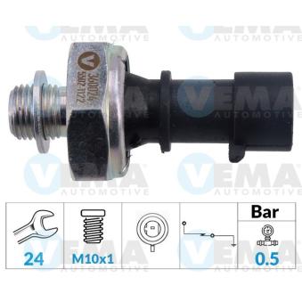 Indicateur de pression d'huile VEMA OEM 1238696