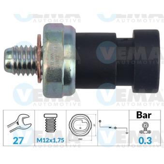 Indicateur de pression d'huile VEMA [360025]