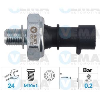 Indicateur de pression d'huile VEMA 360027