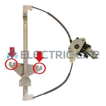 Lève-vitre avant gauche ELECTRIC LIFE ZR JE22 L pour PEUGEOT 405 2.8 CRD - 150cv