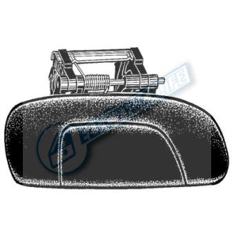 Poignée extérieure de porte arrière gauche ELECTRIC LIFE OEM 1105201