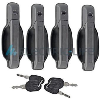 Jeu de cylindres de serrures ELECTRIC LIFE ZR85107