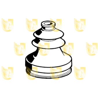 Joint-soufflet, arbre de commande UNIGOM [310281]