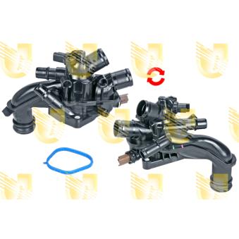 Bride de liquide de refroidissement UNIGOM [341243]